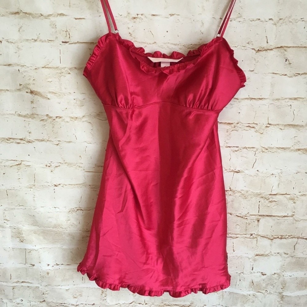 Vintage Victoria's Secret Angels Women's Size Medium Pink Rhinestone Lingerie
